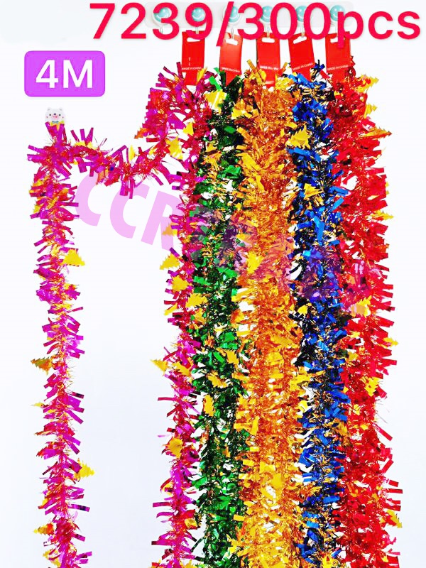 สายรุ้งปีใหม่จัมโบ้ 4 เมตร (คละสี)