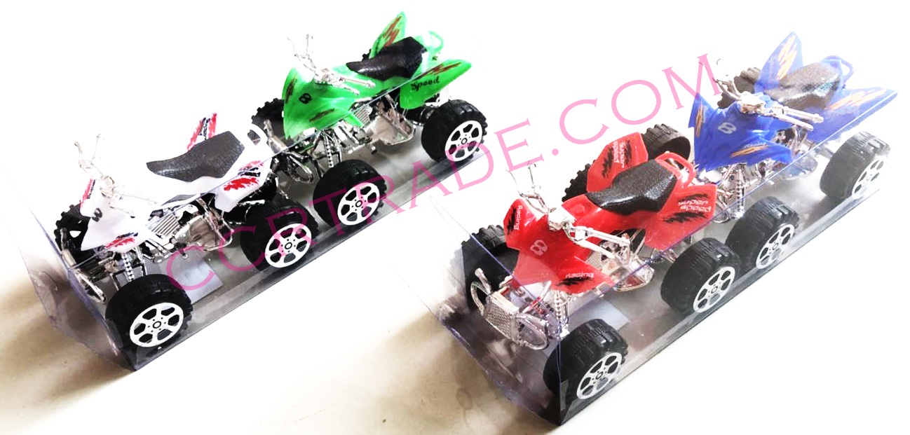 รถ ATV สีสด 2 ชิ้นกล่อง 26 ซม.(1x8)