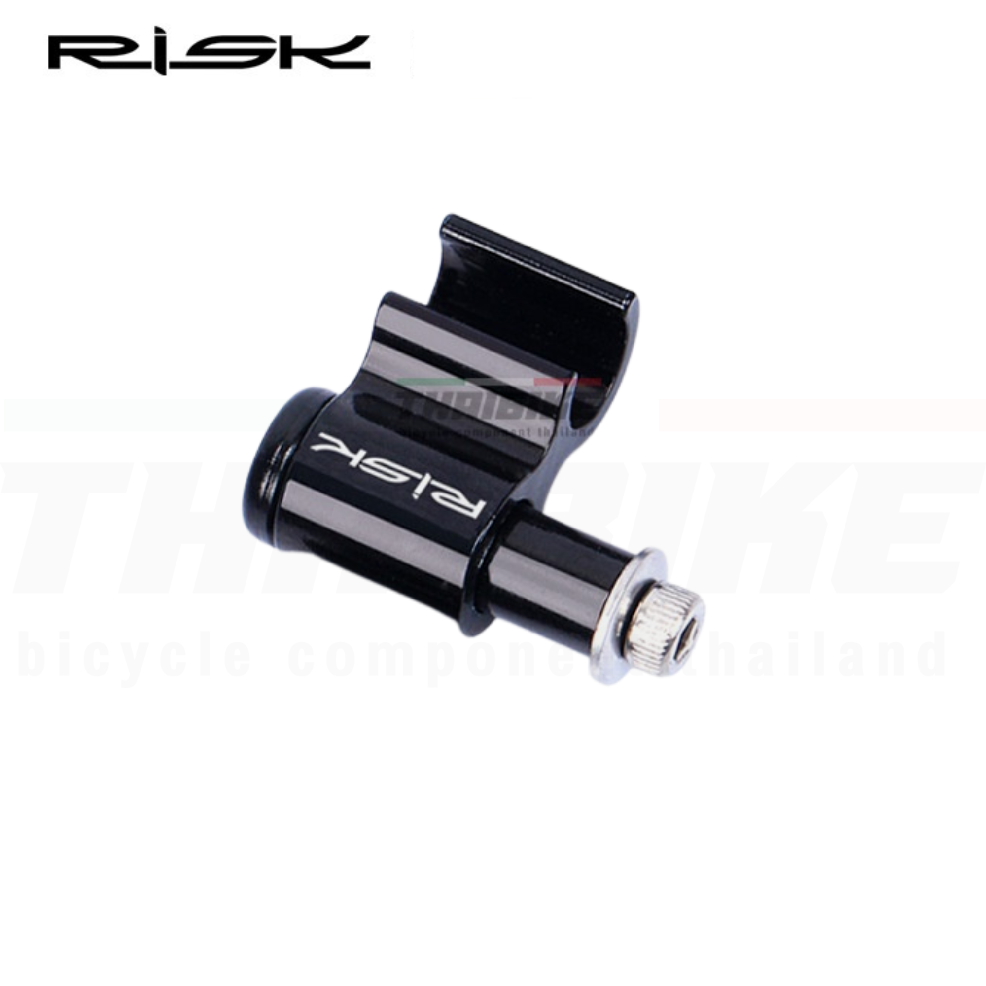 อแดพเตอร์ ล๊อคสายเบรค/สายเกียร์ จักรยาน อลูมิเนียม RISK/TRLREQ CNC 1 ชิ้น