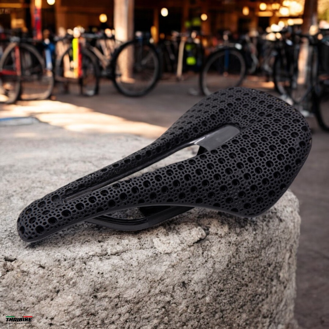 RPanatani SL8 อานจักรยาน 3D Printed Short‑Nose 143 มม. รางคาร์บอน พื้นคาร์บอน 167กรัม