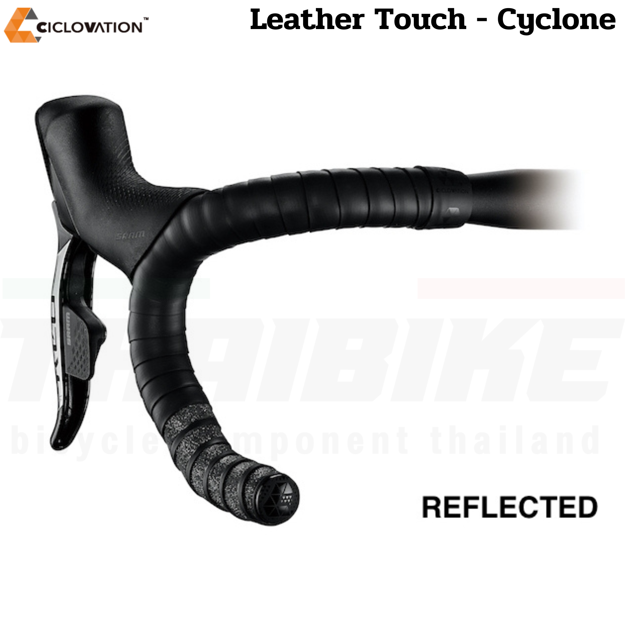 ผ้าพันแฮนด์จักรยานเสือหมอบ CICLOVATION Leather Touch - Cyclone