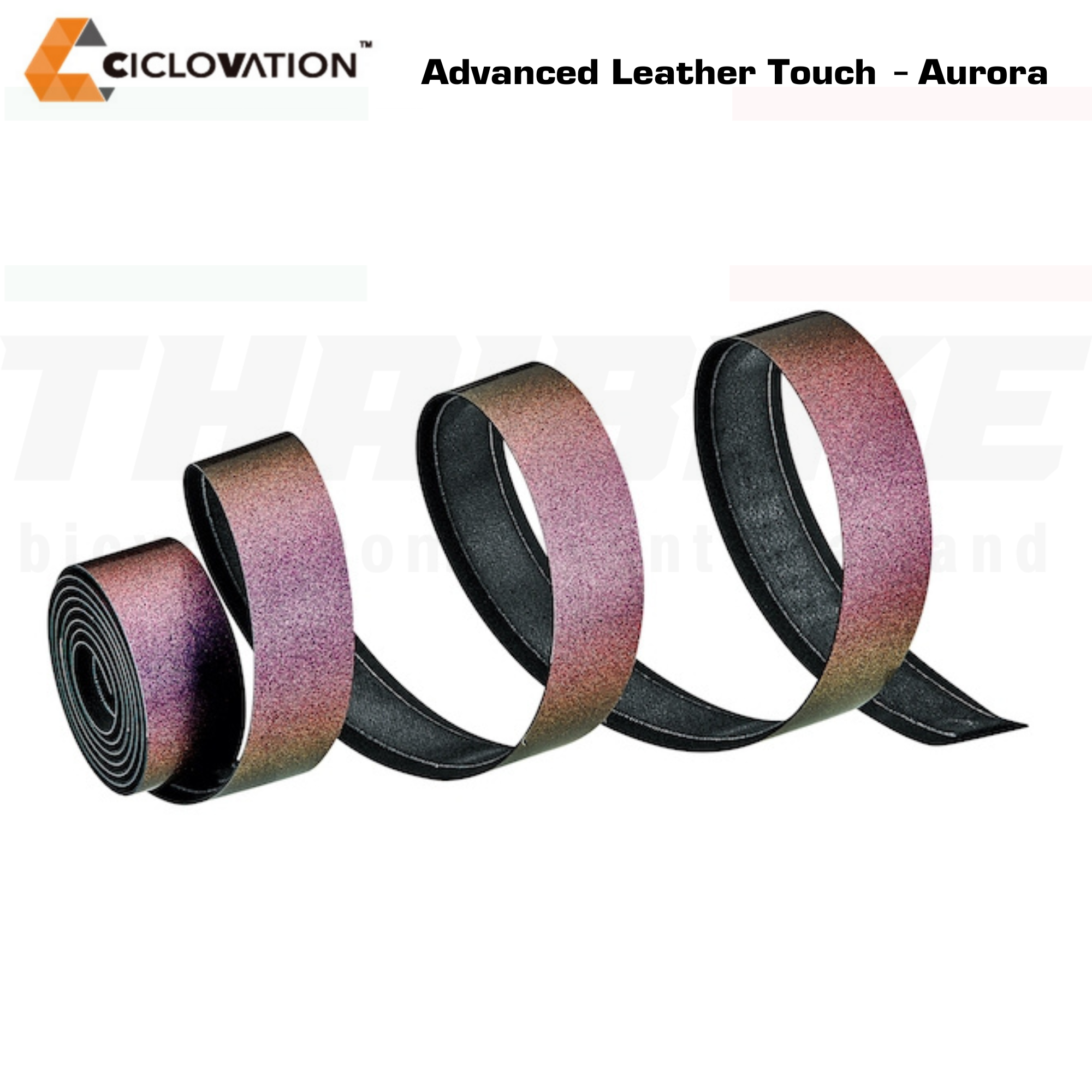 ผ้าพันแฮนด์จักรยานเสือหมอบ CICLOVATION Leather Touch - Aurora