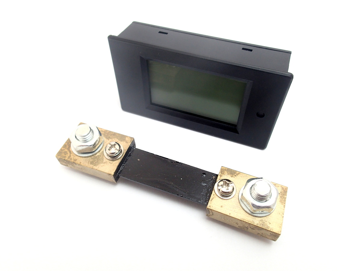 DC Digital LCD Volt/Amp/Watt Energy Meter 100A with Shunt