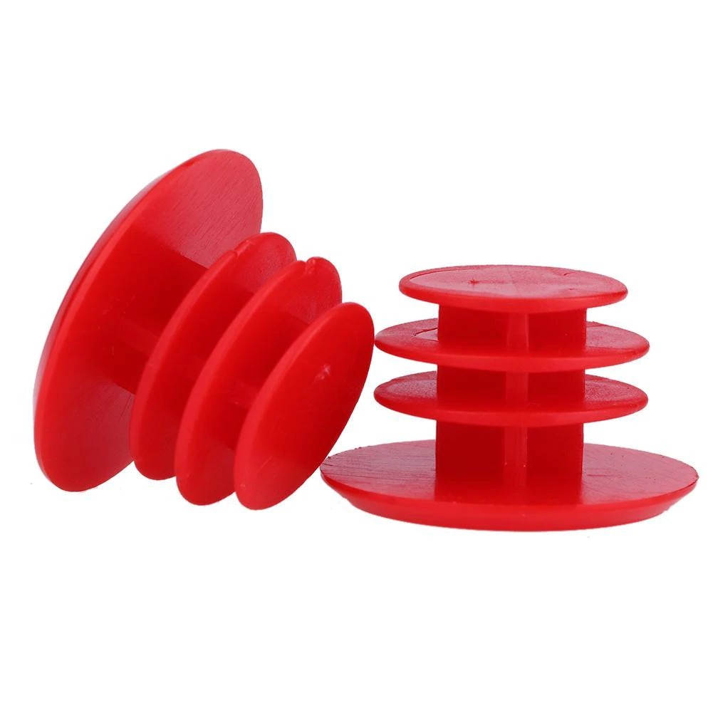 ฝาปิดปลายแฮนด์จักรยาน แบบยาง THAIBIKE MTB Bike Handlebar Plugs Plastic PVC Handle Grip Bar End