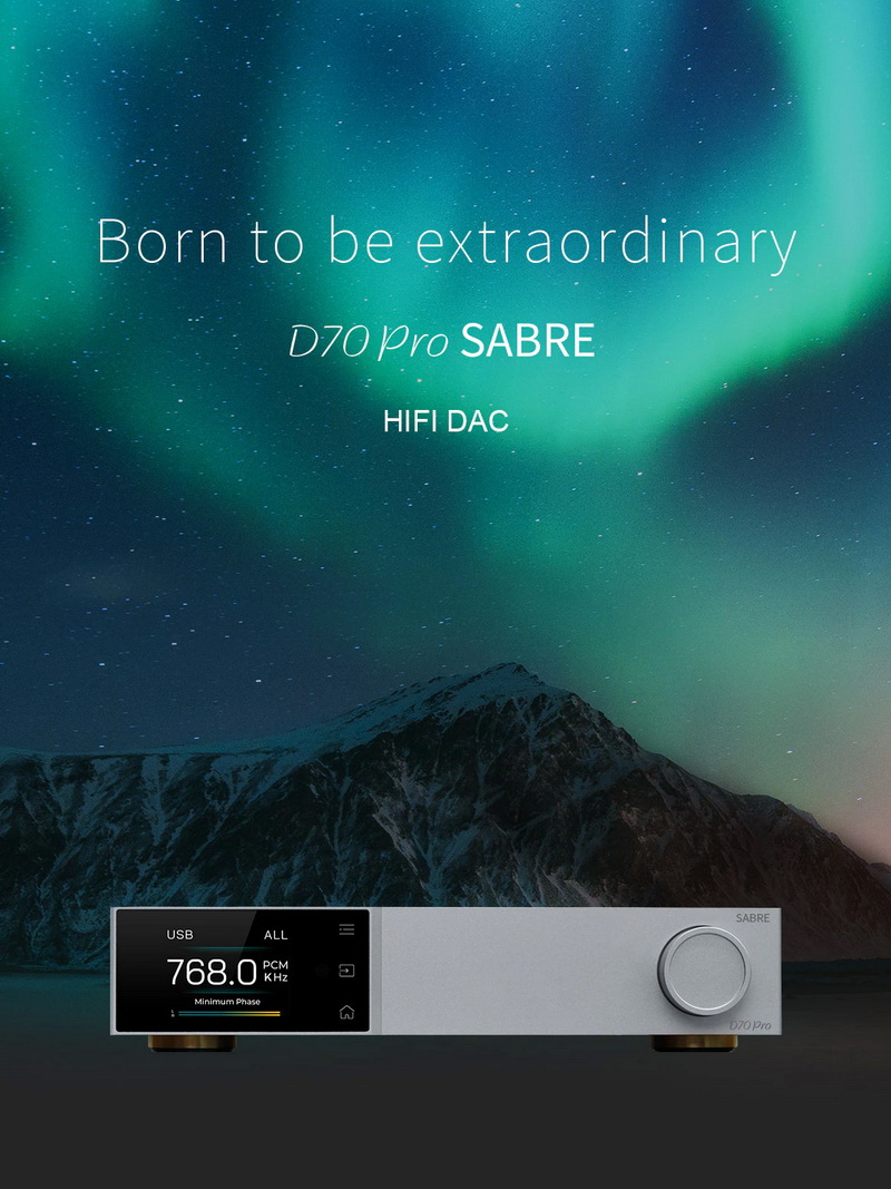 Topping D70 Pro SABRE DAC ตั้งโต๊ะ รองรับ Dual Hi-Res ประกันศูนย์ไทย