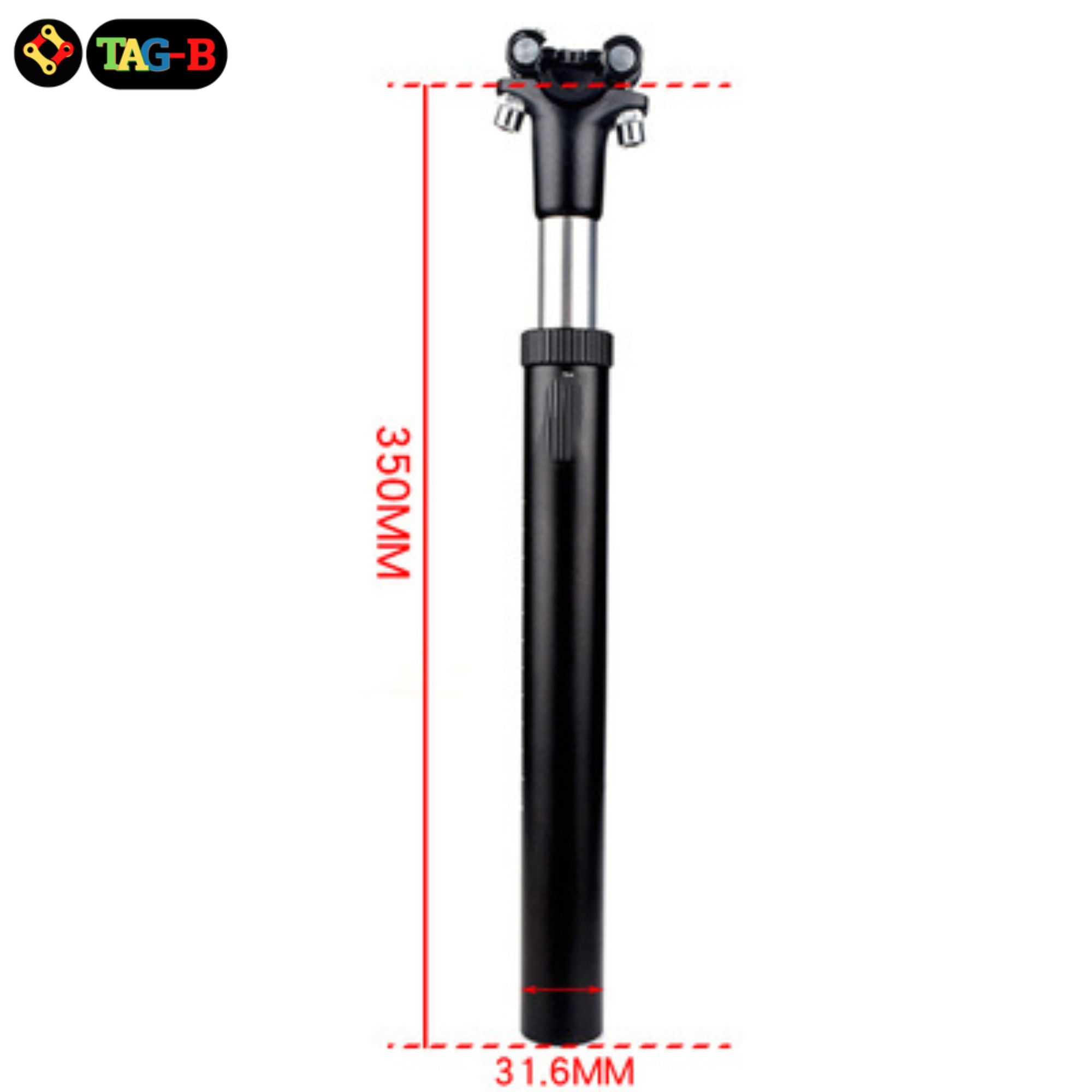 หลักอานจักรยานเสือหมอบ เสือภูเขา แบบโช๊ค TAG-B