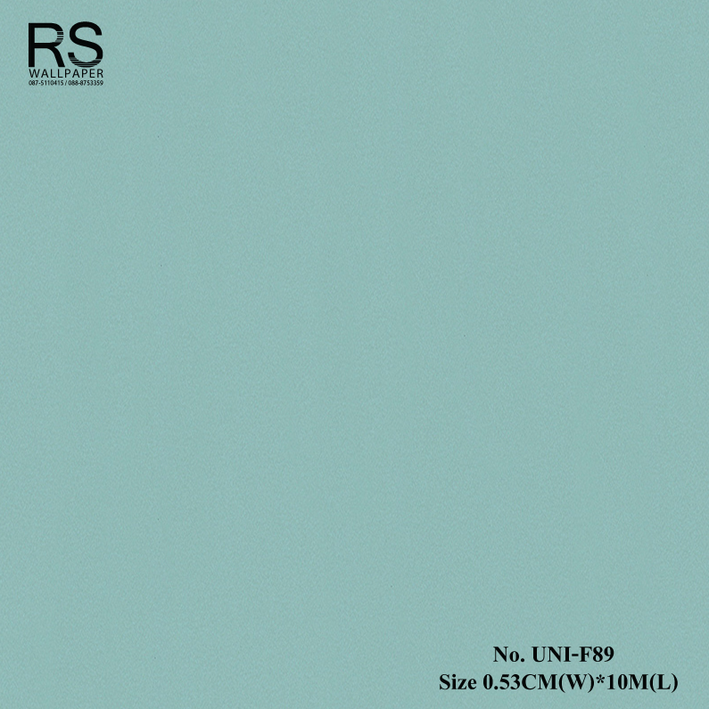 วอลเปเปอร์ติดผนัง พื้นสีเขียวปนน้ำตาล No.UNI-F89