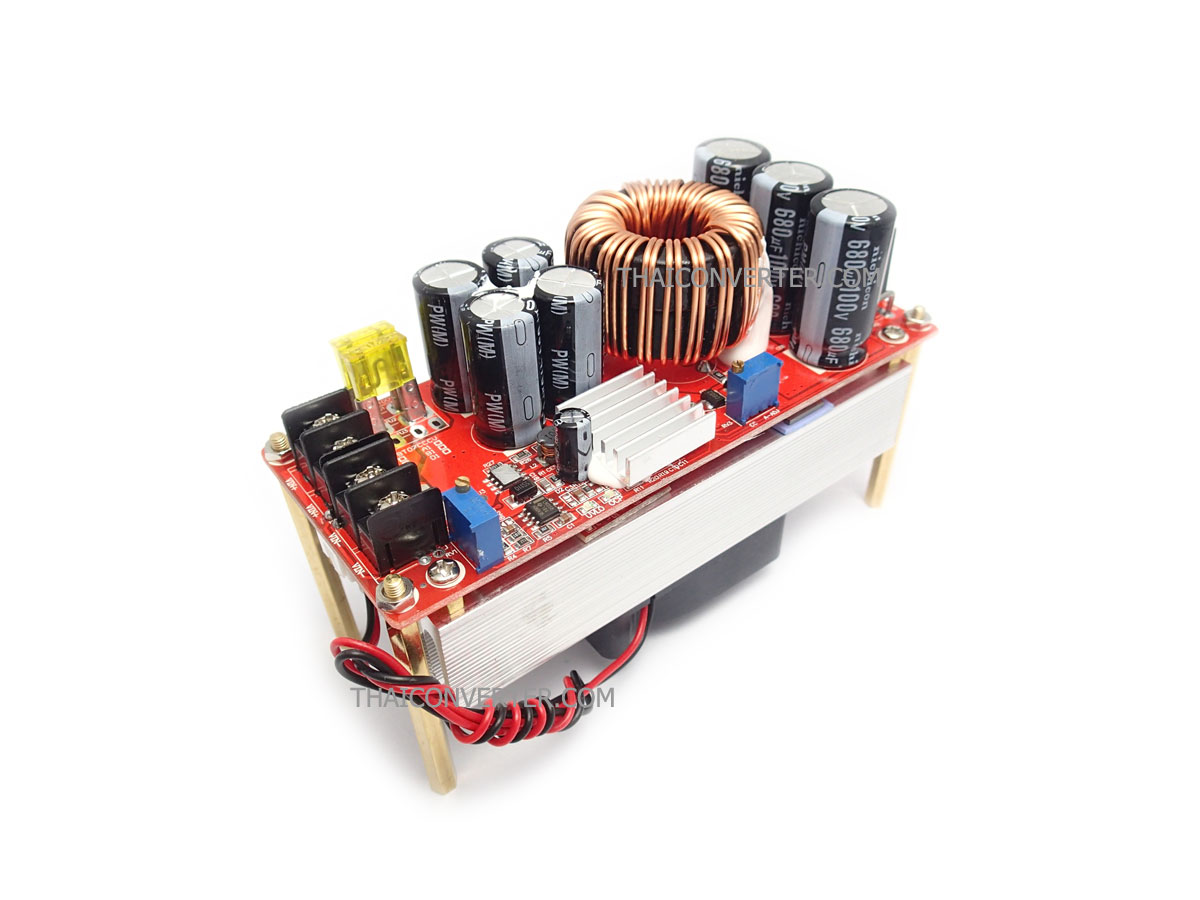 High Power DC Step-Up 12-60V to 12-80V 30A 1500W Max
