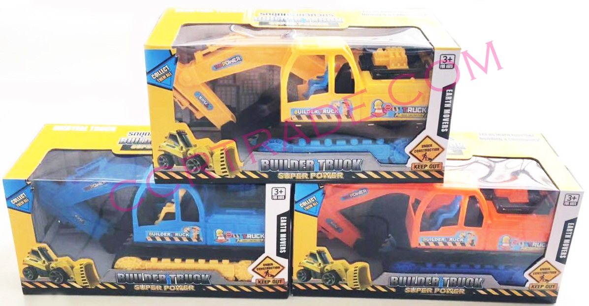 รถแม็คโครหมุนได้ มีลานกล่องจัมโบ้ 15.5 ซม.(1x3)