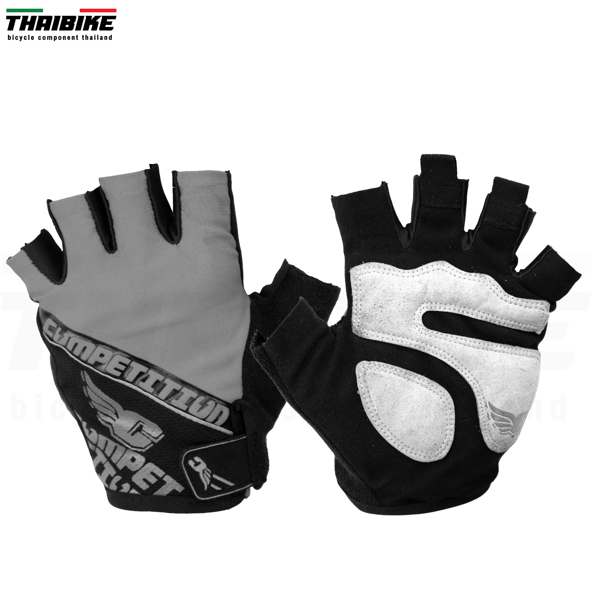 ถุงมือจักรยาน BP-PROTECT/COMPETTITION มีเจลหนานุ่ม ผ้ายืด ใส่สบาย
