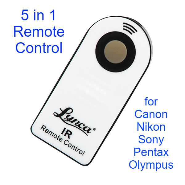 Lynca 5 in 1 Universal Infrared Wireless Remote Control for Canon Nikon Sony Olympus Pentax Camera