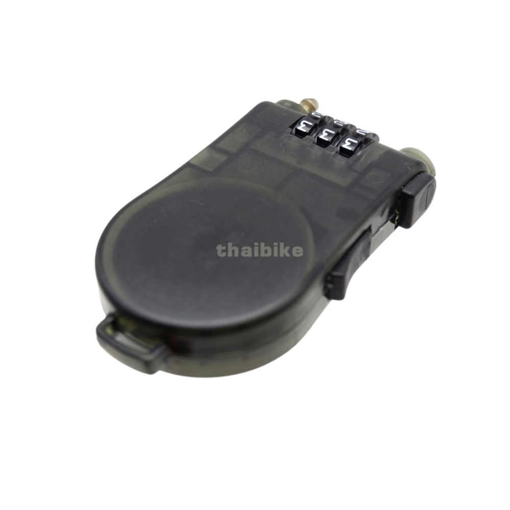 สายล็อคจักรยาน ล็อคหมวกกันน็อคแบบสายเคเบิ้ล แบบล็อครหัส