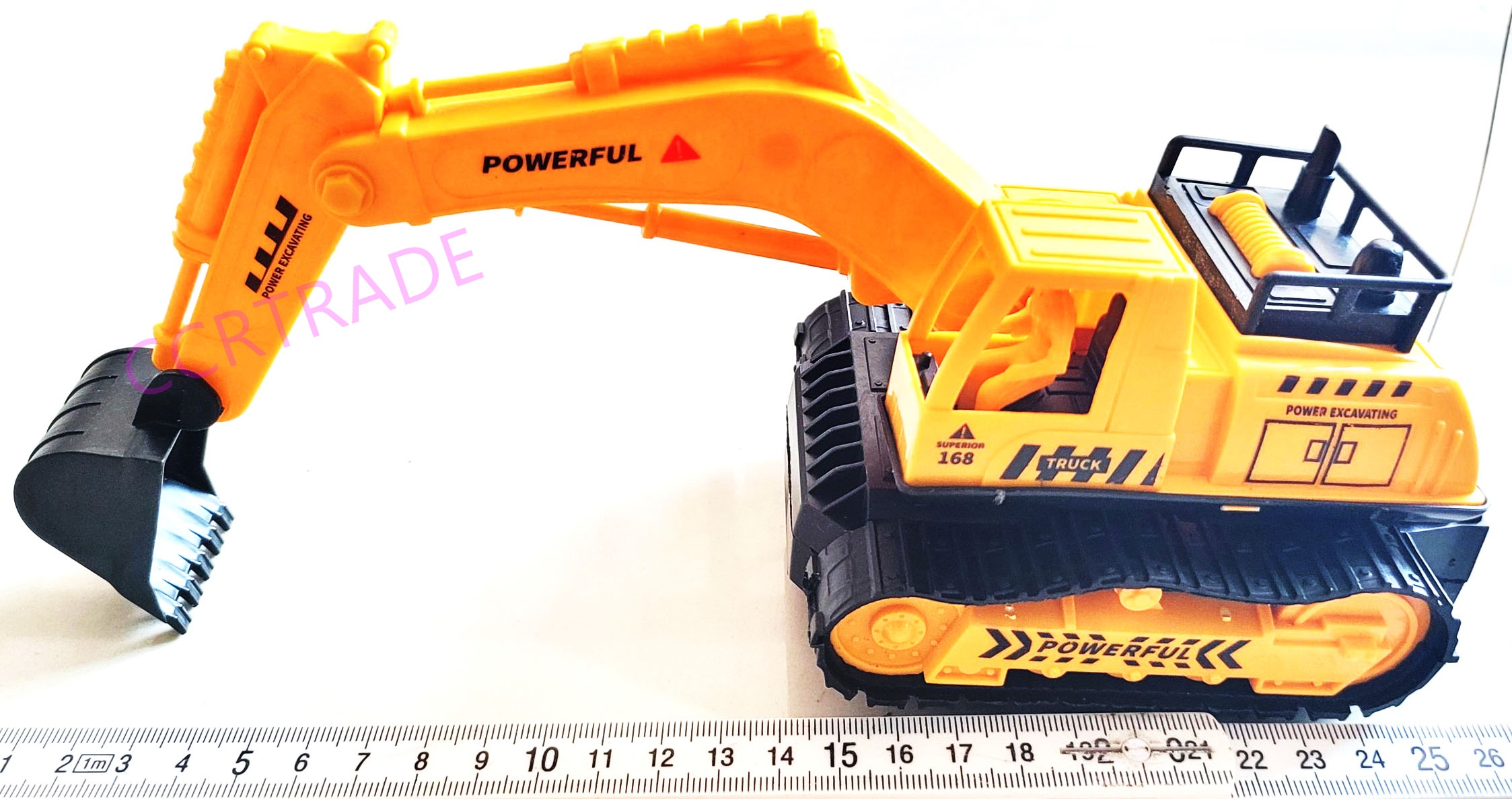 รถแม็คโครบังคับไร้สาย+รีโมทกล่อง 10.5x25 ซม.(1x3)