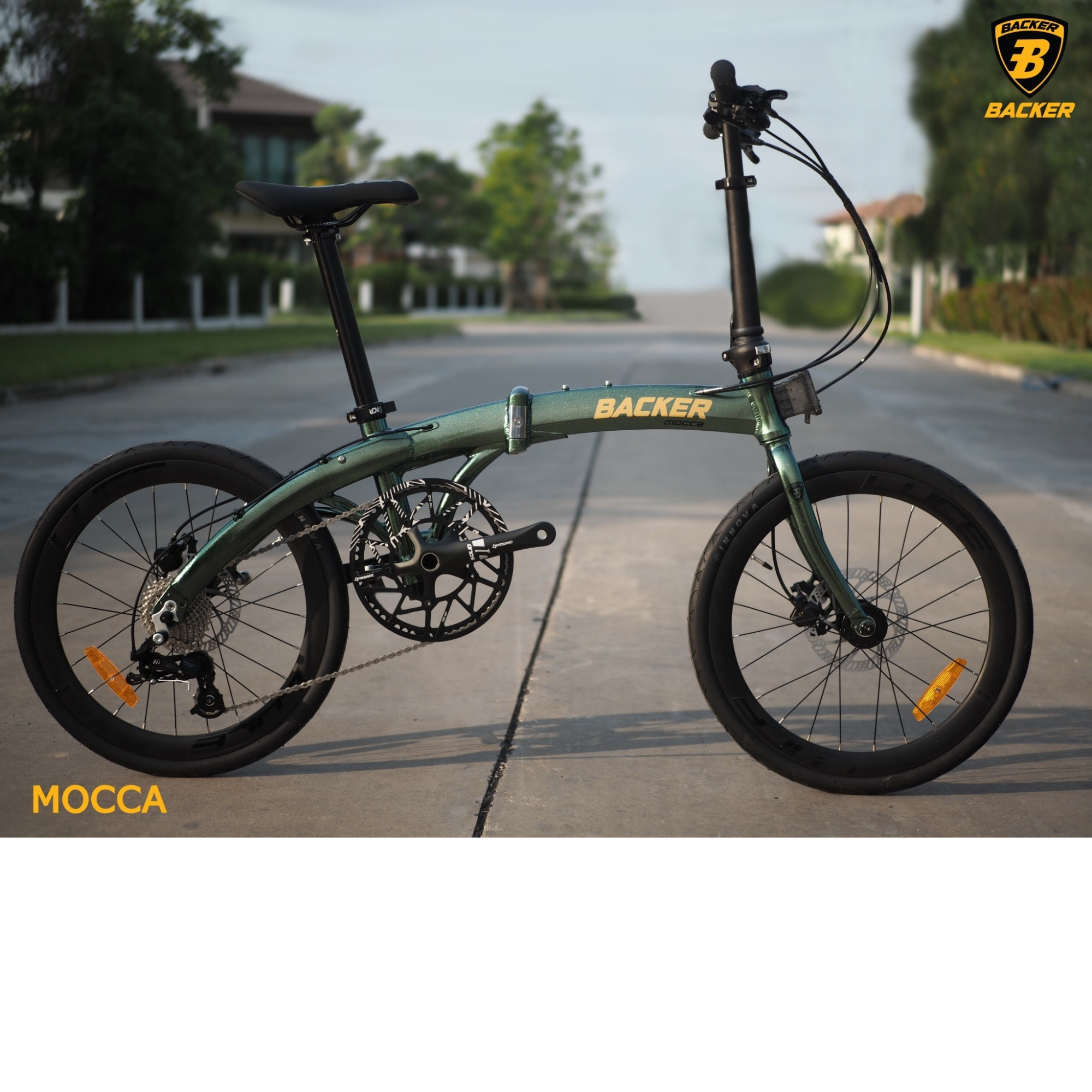 รถจักรยานพับอลูมิเนียม BACKER MOCCA 20นิ้ว 451