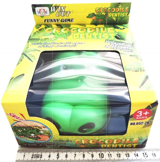 จระเข้เขียวจอมงับกล่อง 12x15.5 ซม.(1x3)