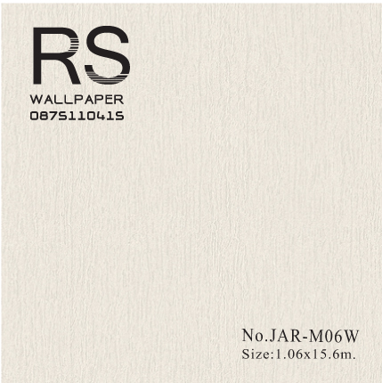 วอลเปเปอร์พื้นสีครีม JAR-M06W