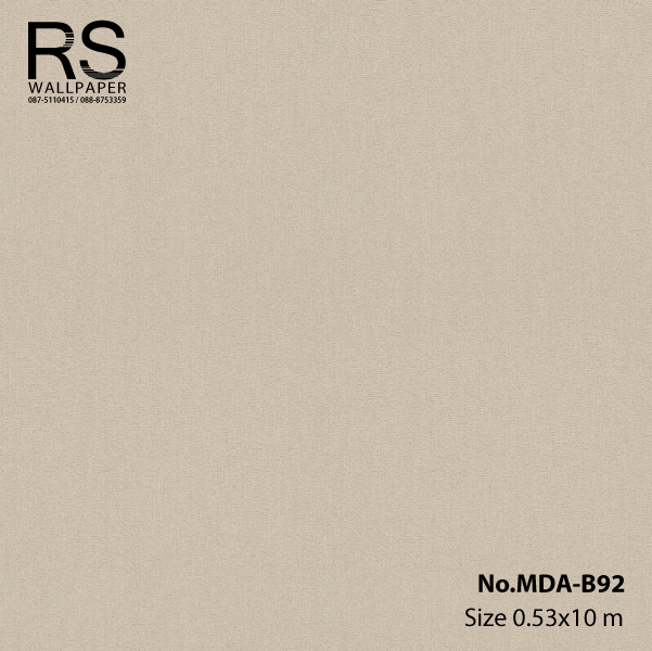 วอลเปเปอร์เทกเจอร์ผ้าพื้นสีน้ำตาล MDA-B92