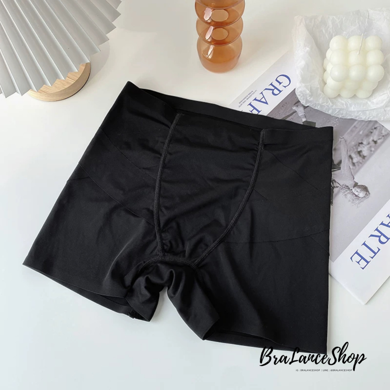 BLS✿3047 กางเกงในเอวสูงไร้ขอบ กระชับสัดส่วน