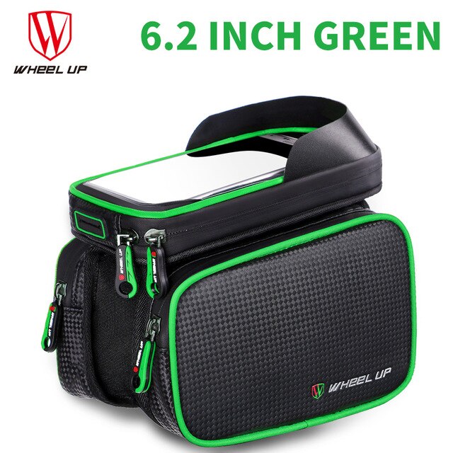 กระเป๋าพาดเฟรมใส่มือถือ WHEEL UP รุ่นจอ 6.2 นิ้ว กระเป๋าใส่จักรยาน