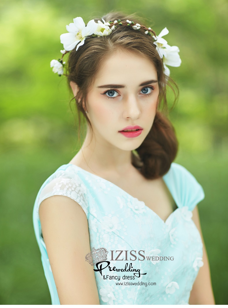 ฺBM0113 - พรีออเดอร์ ชุดเพื่อนเจ้าสาวราตรียาวธีมสีเขียวมินท์ น่ารักมากๆค่ะ