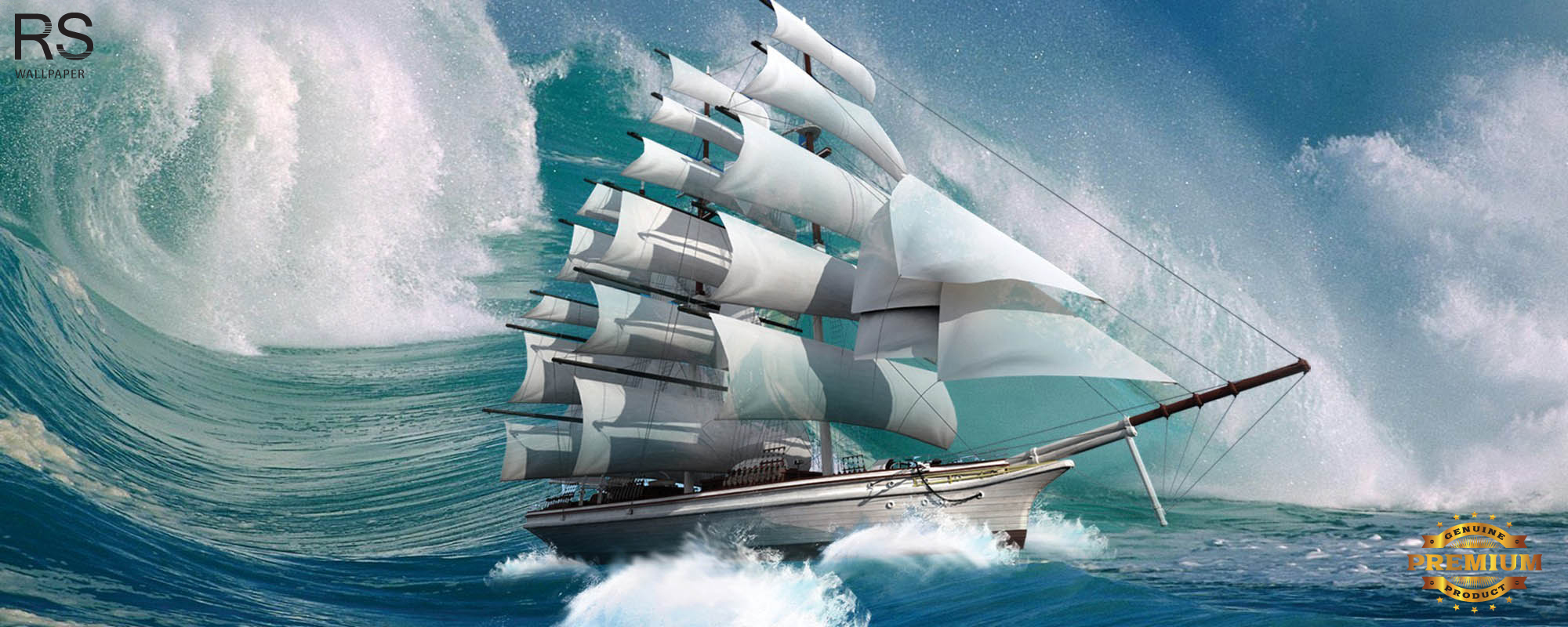 วอลเปเปอร์ ภาพฮวงจุ้ย เรือมงคล J-PREMIUM(สั่งผลิต)