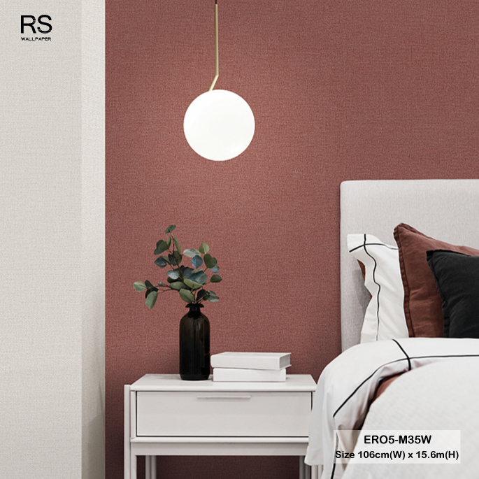 วอลเปเปอร์สีแดงไวน์ ERO5-M35W