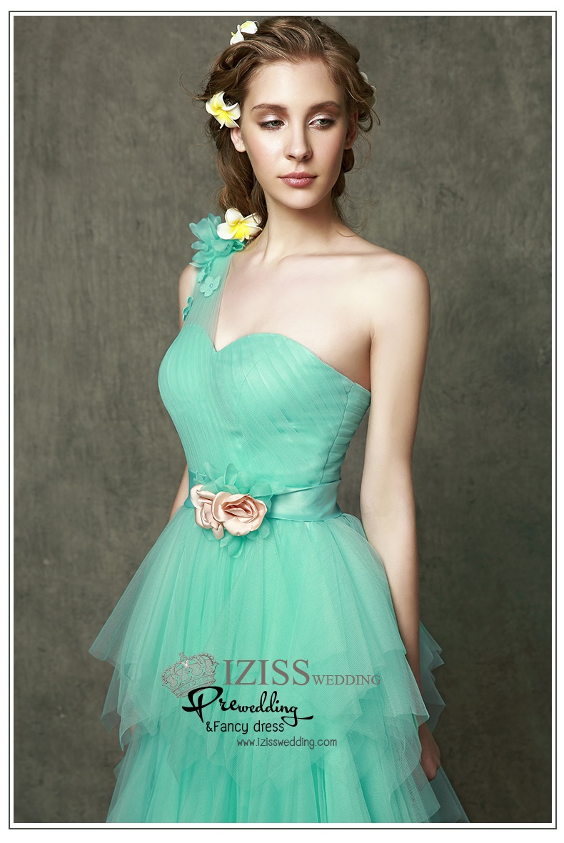 ฺBM0104 - พรีออเดอร์ ชุดเพื่อนเจ้าสาวราตรียาวสีเขียวมินท์