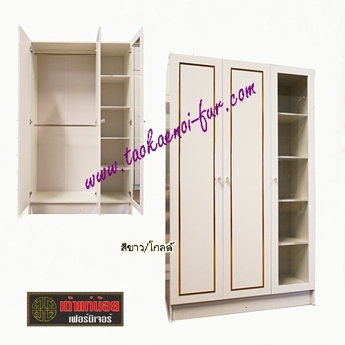 WR-120JS ตู้เสื้อผ้า 120 ซม.
