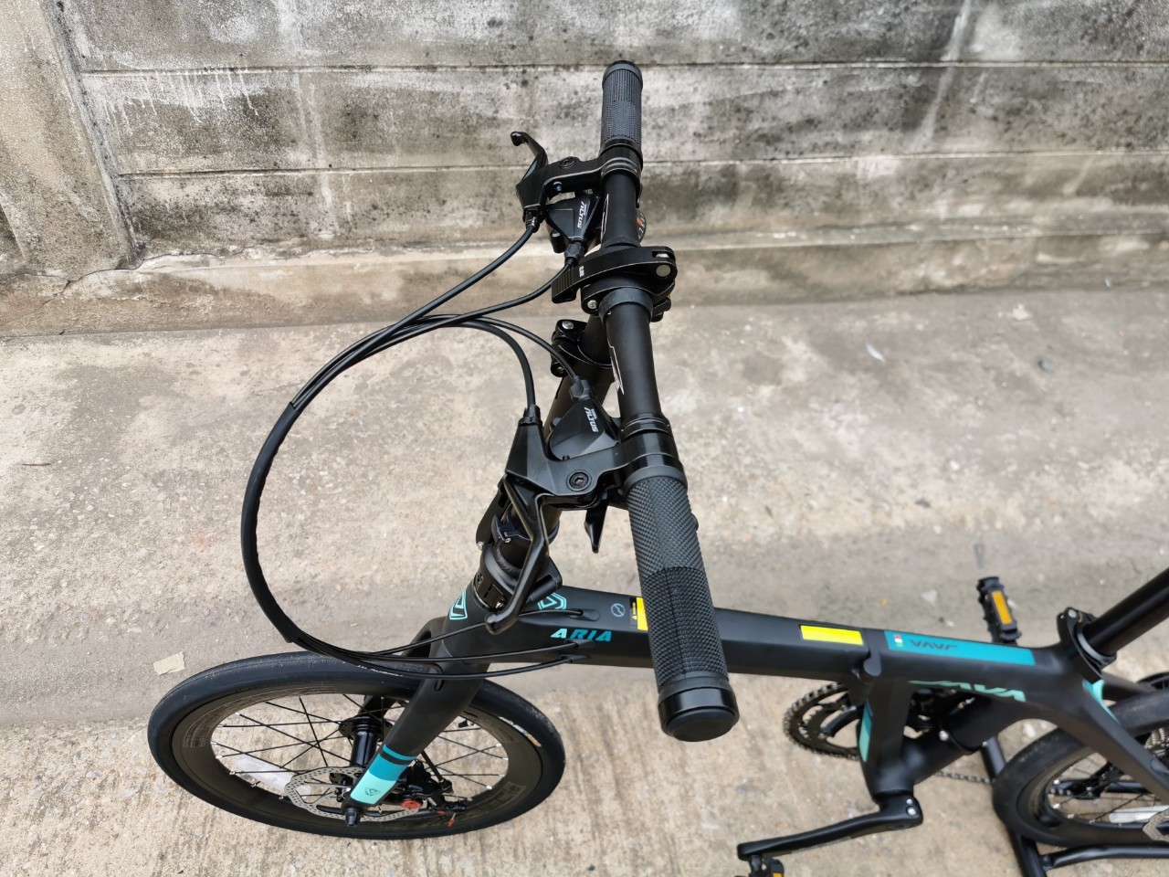 จักรยานพับได้คาร์บอนแท้ JAVA ARiA 18sp น้ำหนักเบา พับได้ Full Carbon FoldingBike