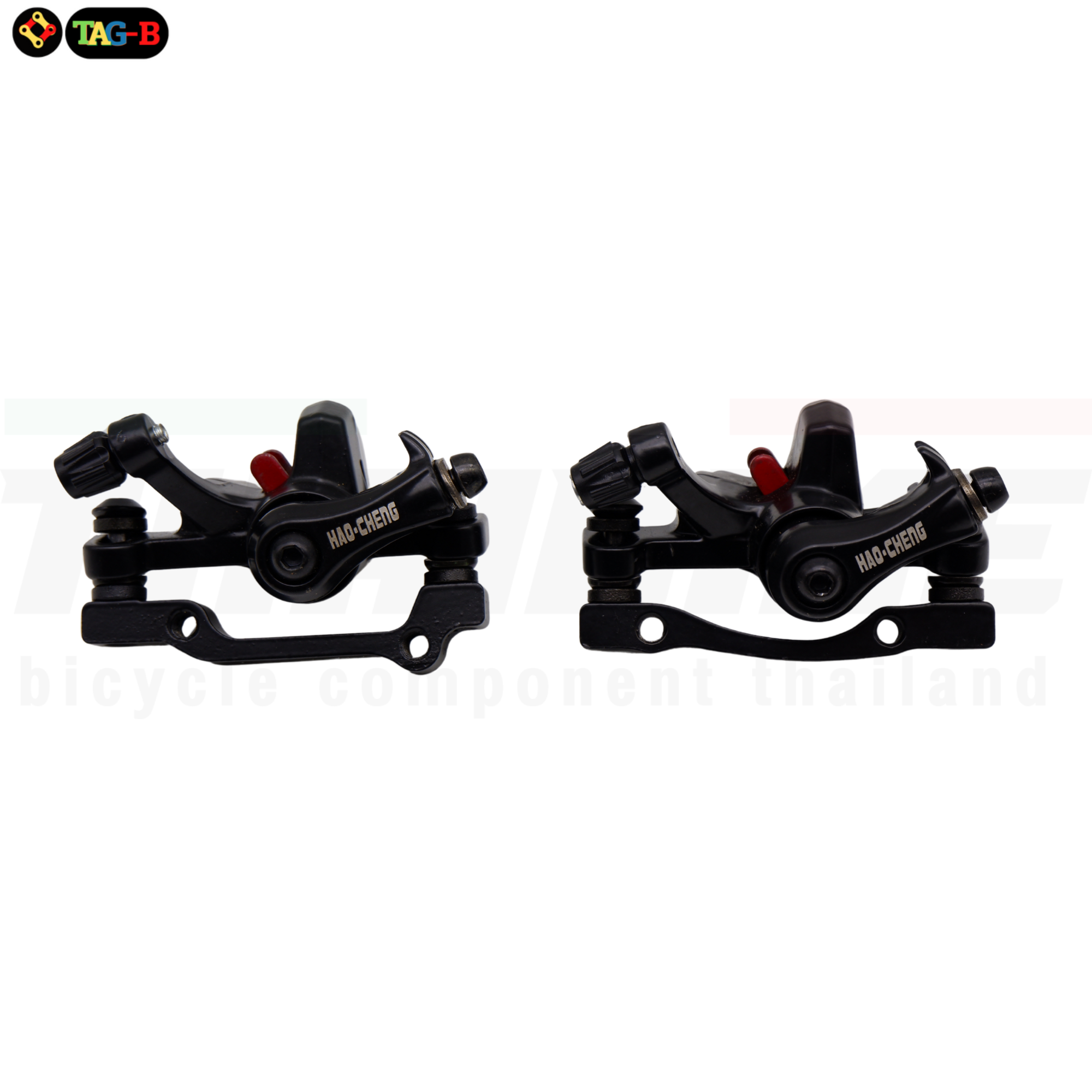 ชุดดิสเบรคจักรยานแบบสาย เบรคหน้า+หลัง ใบดิส 2 ใบ น็อตใบดิส THAIBIKE