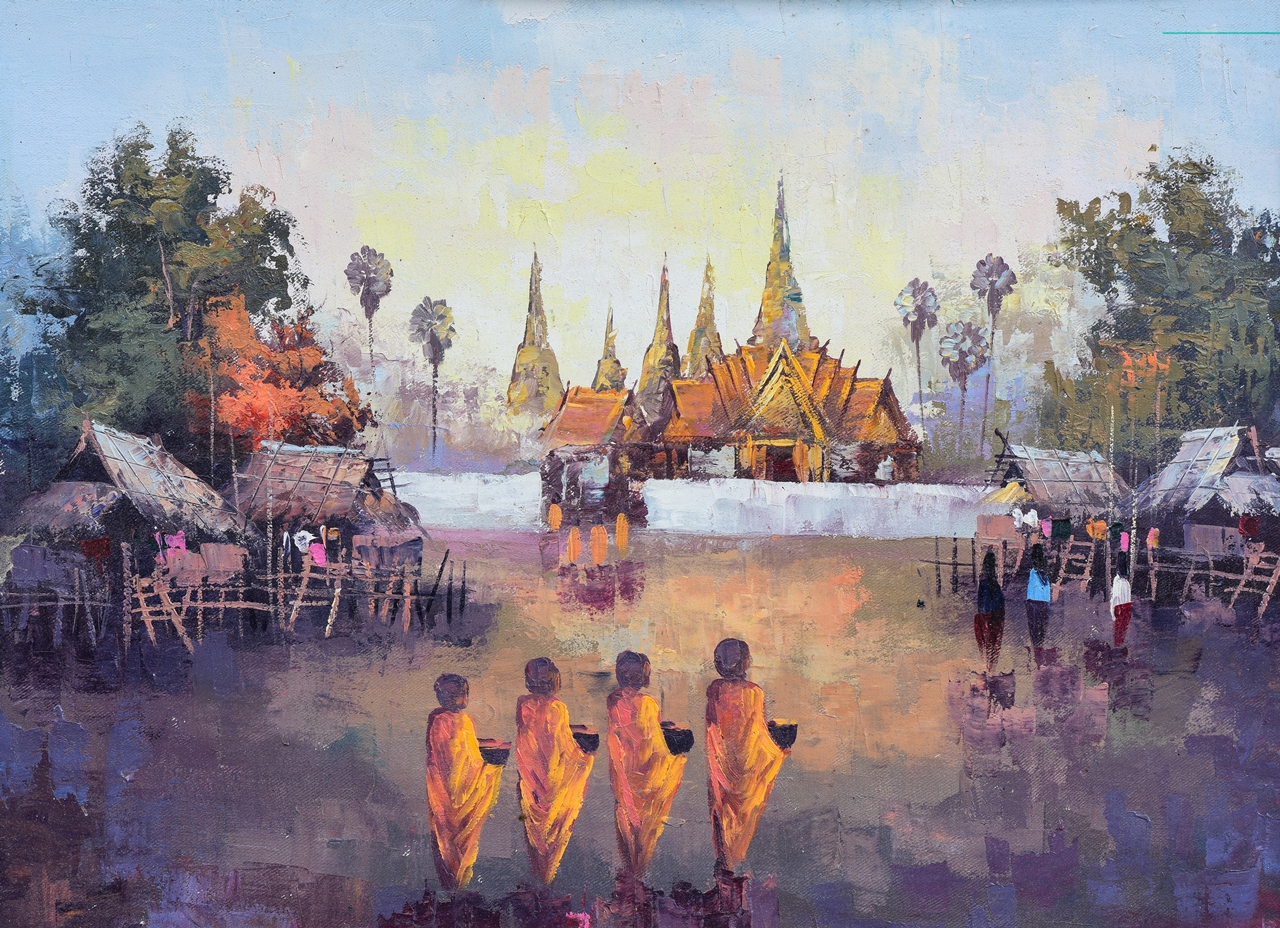 วอลเปเปอร์ ภาพสีน้ำมัน SS00134