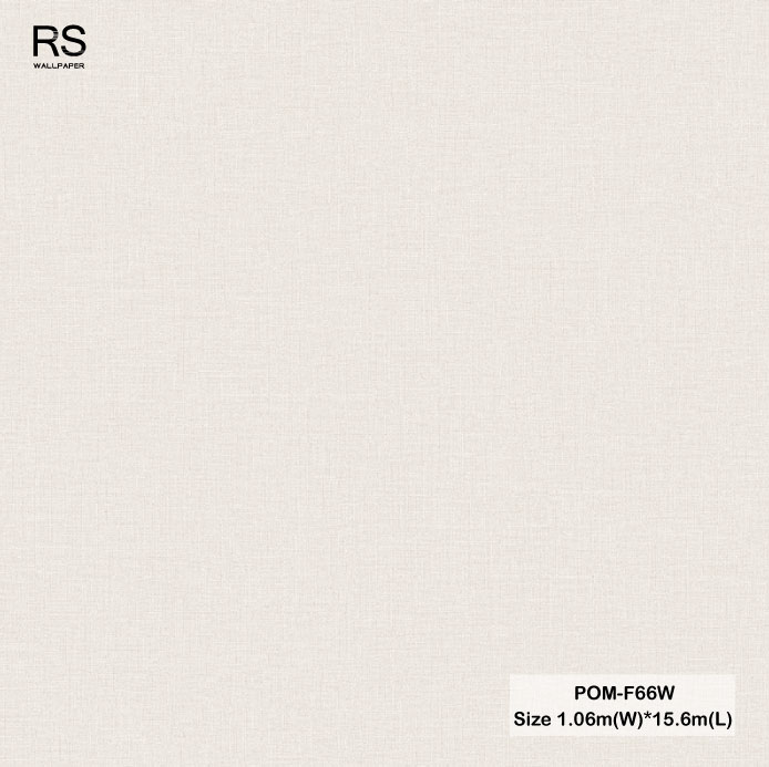 วอลเปเปอร์ สีน้ำตาลอ่อน POM-F66W
