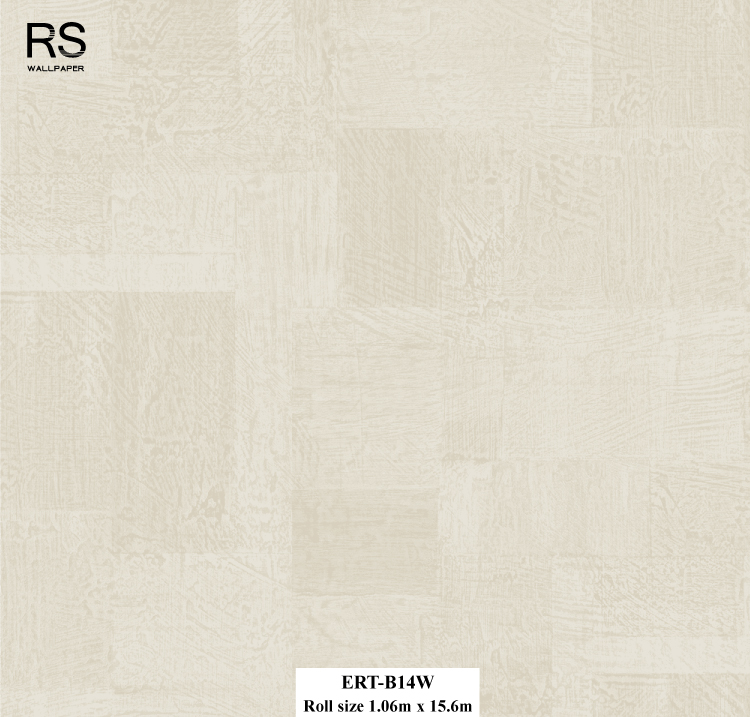 วอลเปเปอร์ ลายไม้ประยุกต์ สีน้ำตาลอ่อน ERT-B14W