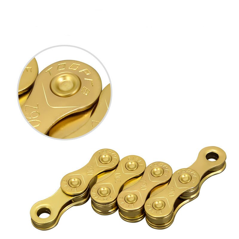 (สีทอง)ของแท้ โซ่จักรยาน TOOPRE Bike Chain Z80(617/8S), Z90(9S), z10 (10), Z11(11) Z12 โซ่เสือหมอบ โซ่เสือภูเขา