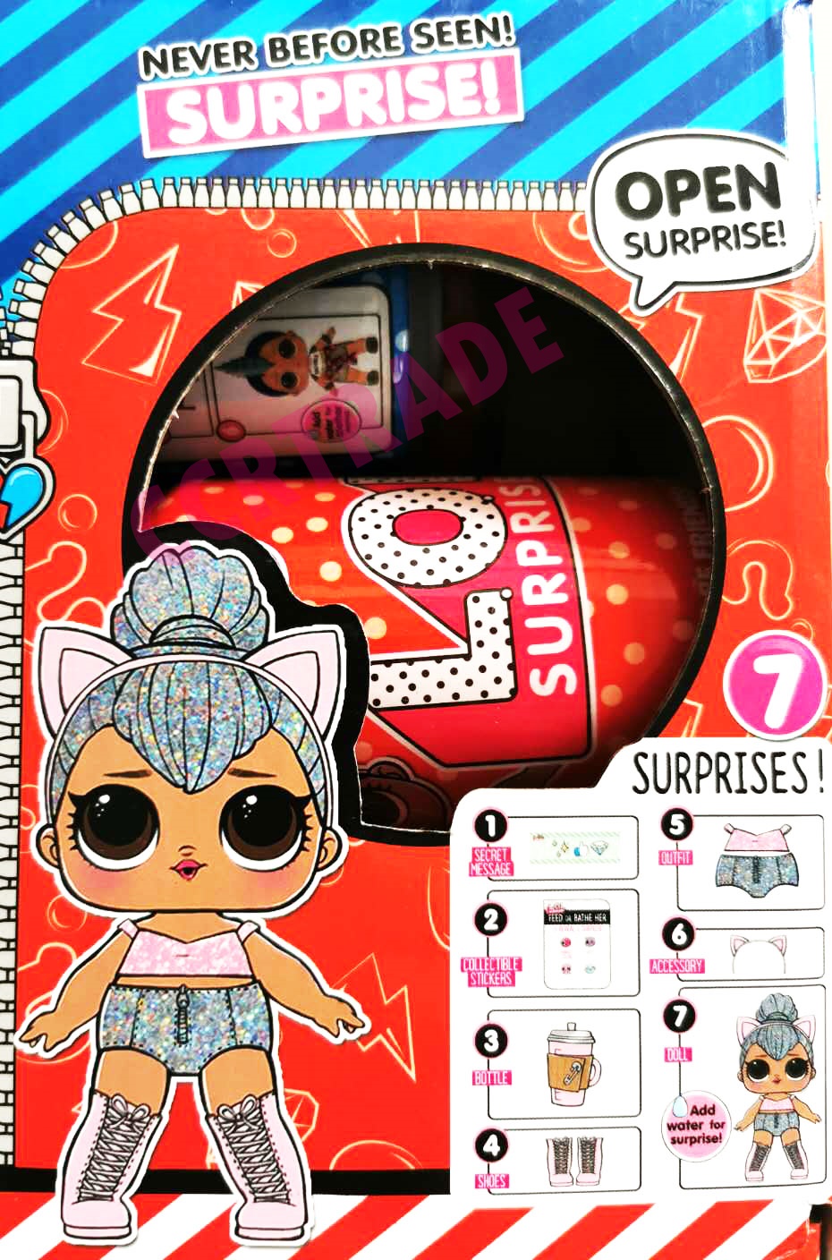 กระป๋องเซอร์ไพร์ส LOL กล่อง 28 ซม.(1x16)