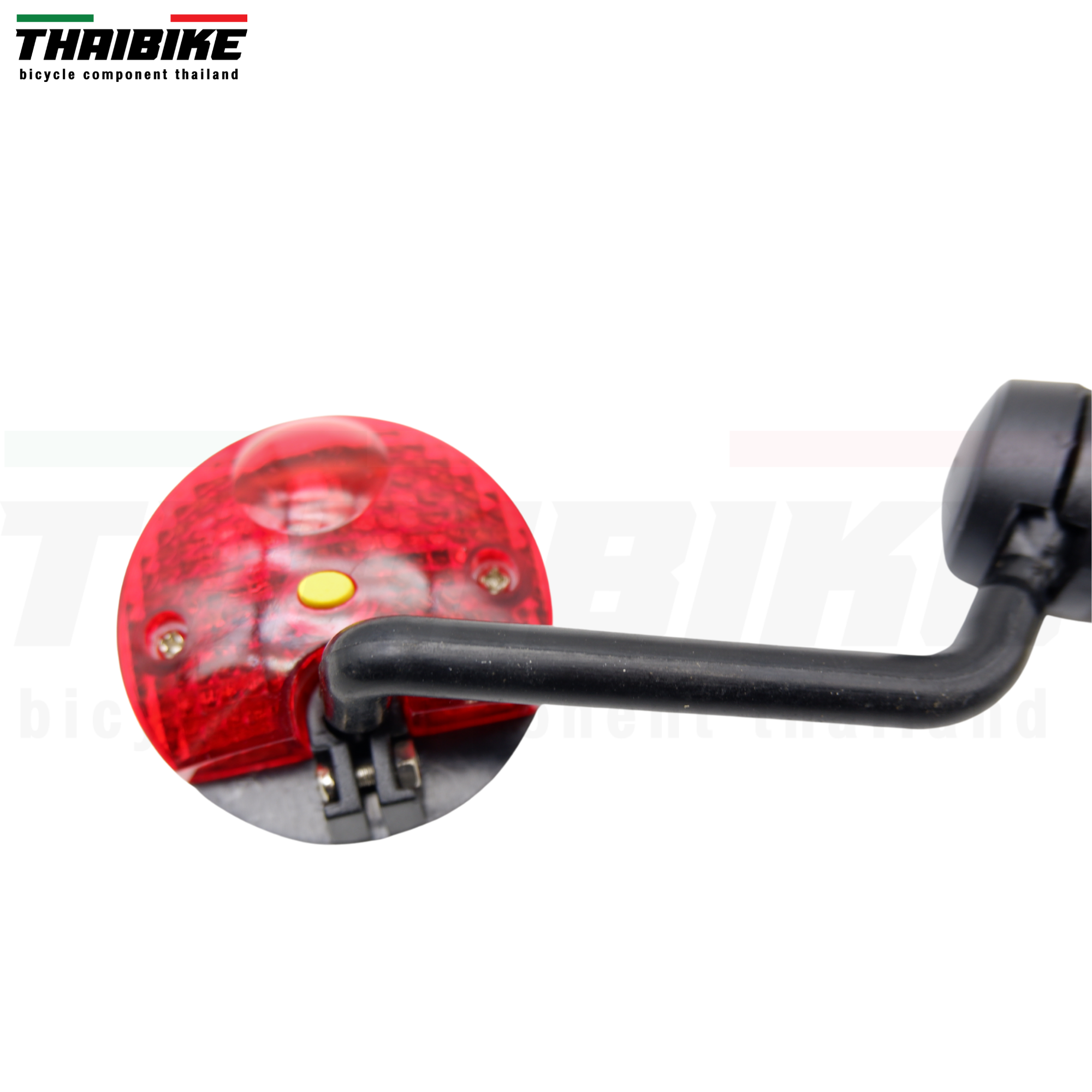กระจกจักรยาน THAIBIKE พร้อมไฟในตัว แบบมีไฟกระพริบ
