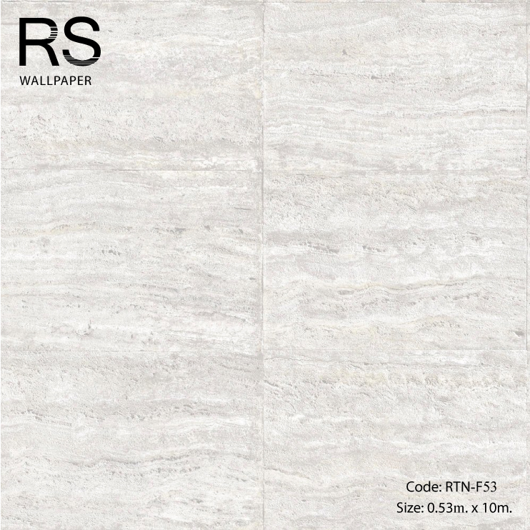 วอลเปเปอร์ลายหินตัดเป็นร่อง พื้นสีเทา RTN-F53