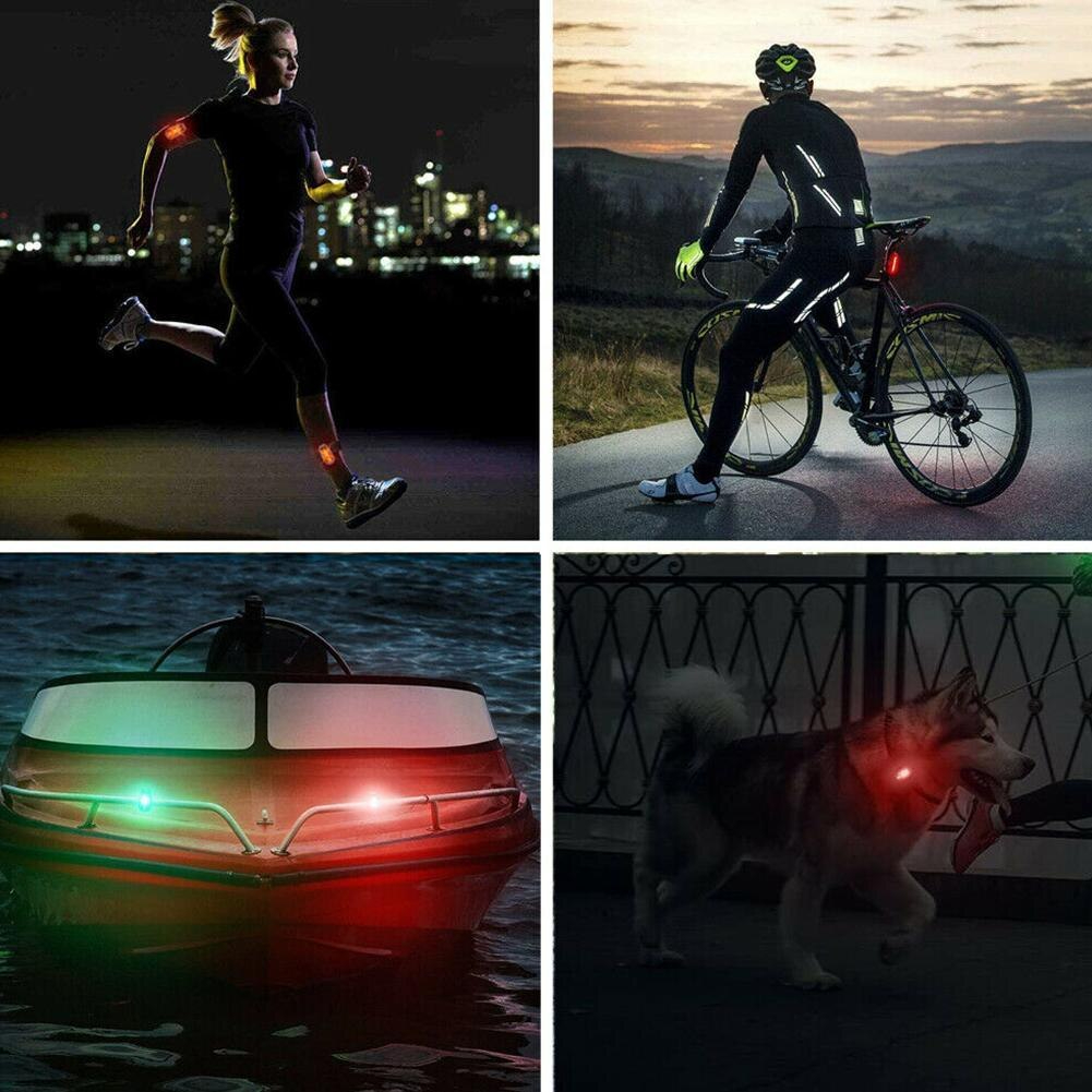 ไฟติดกระเป๋าวิ่ง ไฟท้ายจักรยาน ไฟติดหมวกจักรยาน THAIBIKE HJ-281