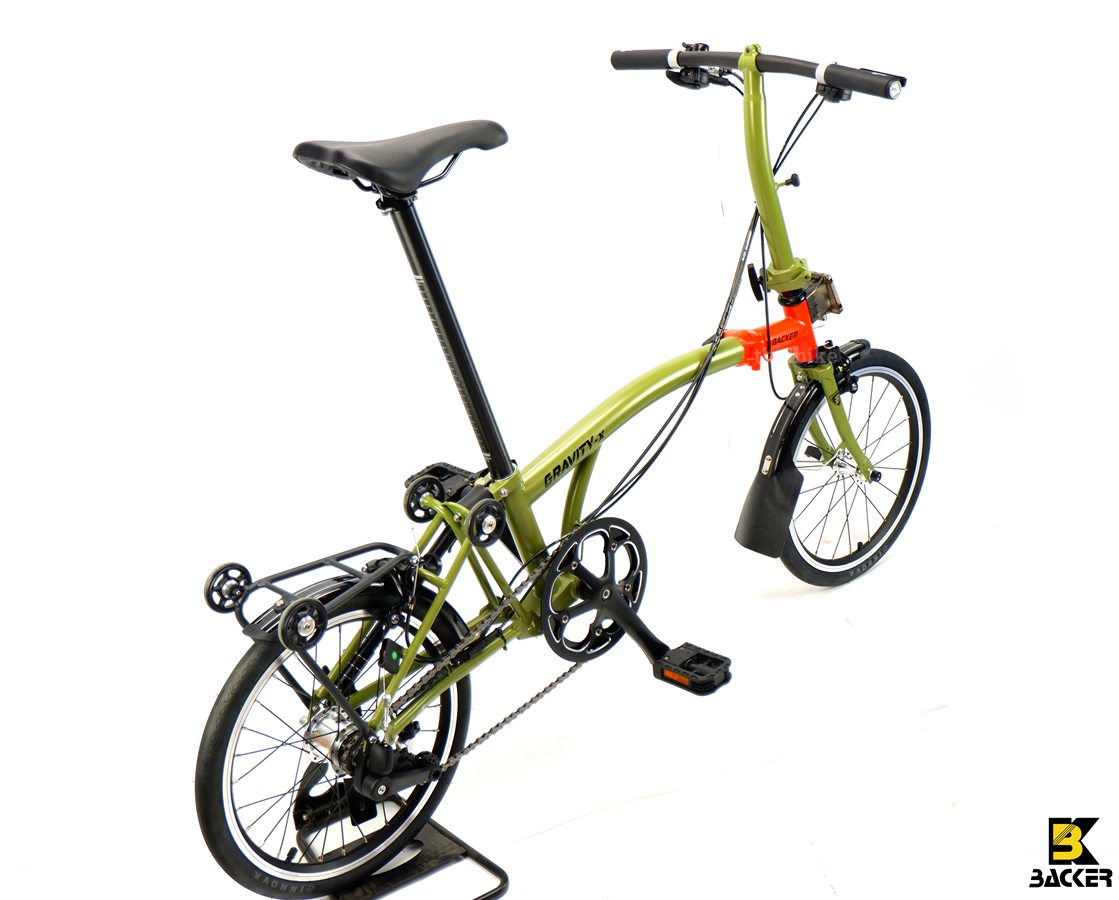 จักรยานพับ BACKER รุ่น Gravity-X รุ่น 6 สปีด แฮนด์ตรง