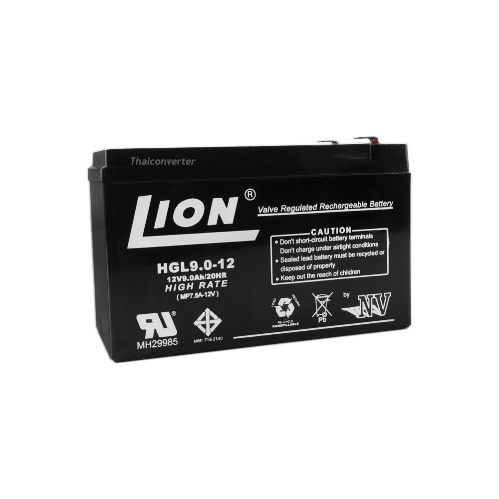 แบตเตอรี่แห้ง LION UPS Battery 12V 9Ah
