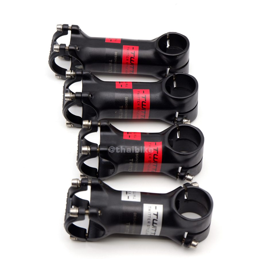 สเต็มจักรยานอลูมิเนียมTwitter สำหรับแฮนด์ 31.8 รุ่นเบาพิเศษ