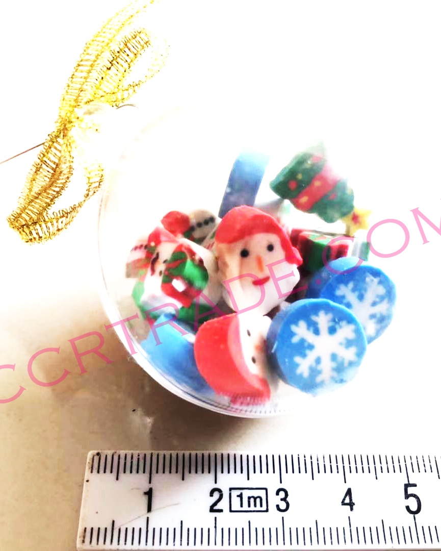 บอลยางลบซานต้า 20 ชิ้นกล่อง 23.5 ซม.