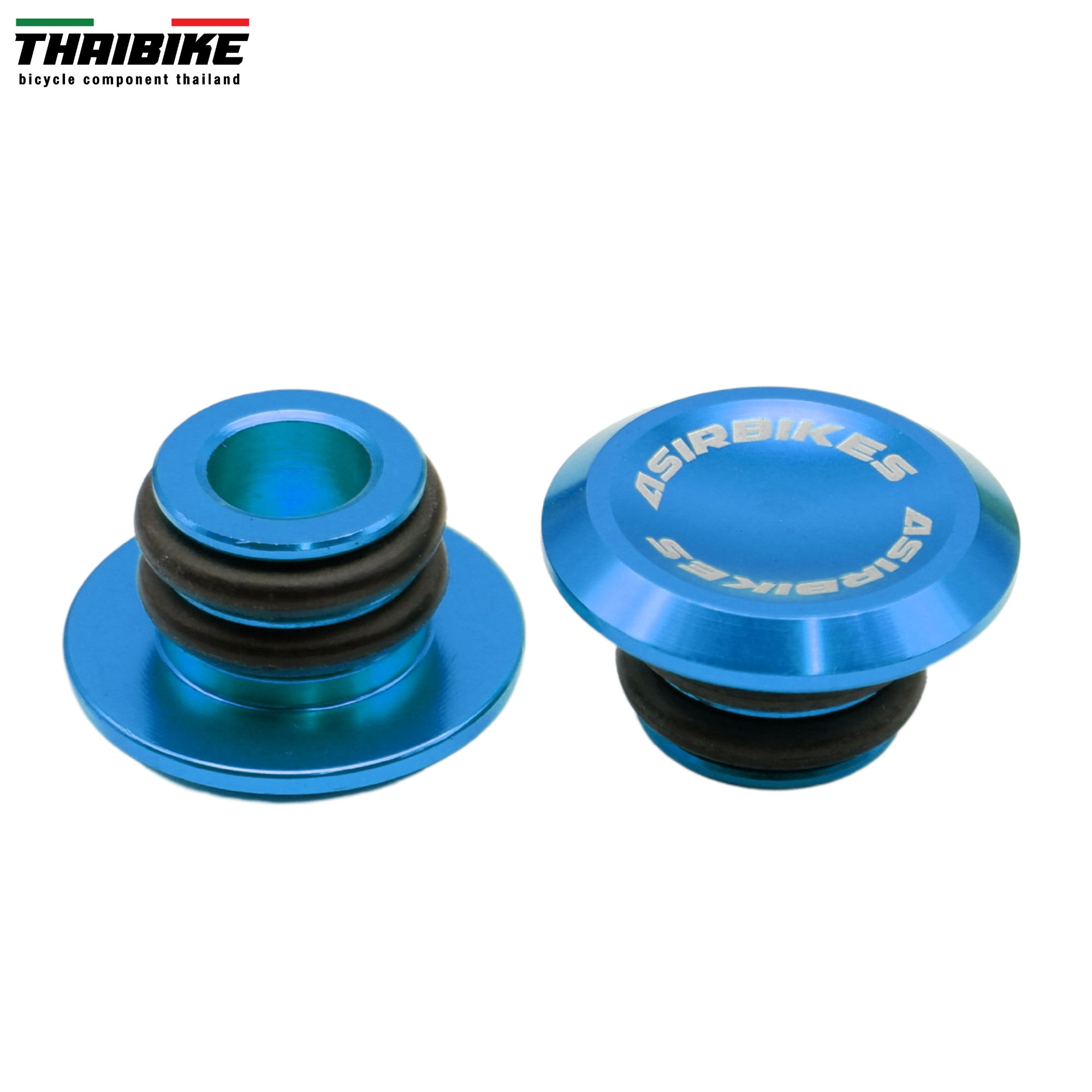 จุกปิดปลายแฮนด์จักรยานเสือหมอบ เสือภูเขา อลูมิเนียม CNC ยี่ห้อ ASIRBIKE/FMF