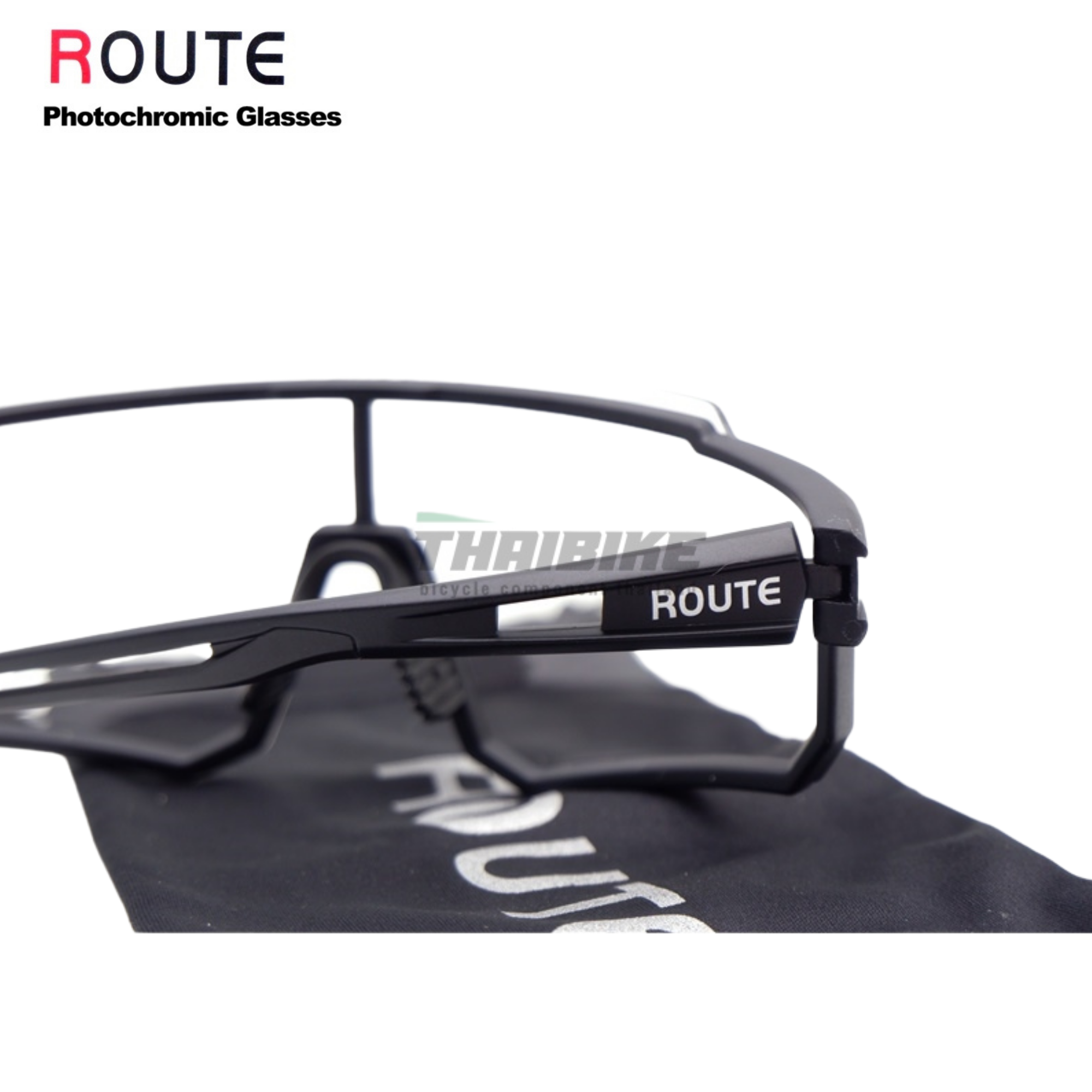 เลนส์ปรับแสงออโต้ แว่นตาปั่นจักรยาน ยี่ห้อ ROUTE photochromic by JAVA