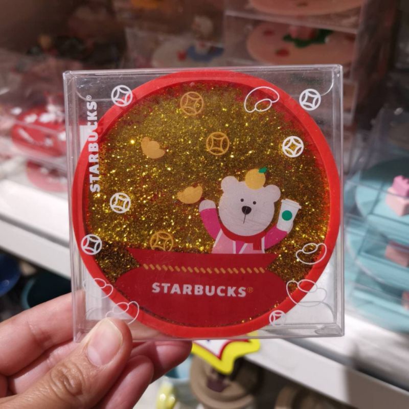 ที่รองแก้ว starbucks แท้100%‼️ห่อของขวัญฟรี‼️ส่งไวจาก กทม ❤️