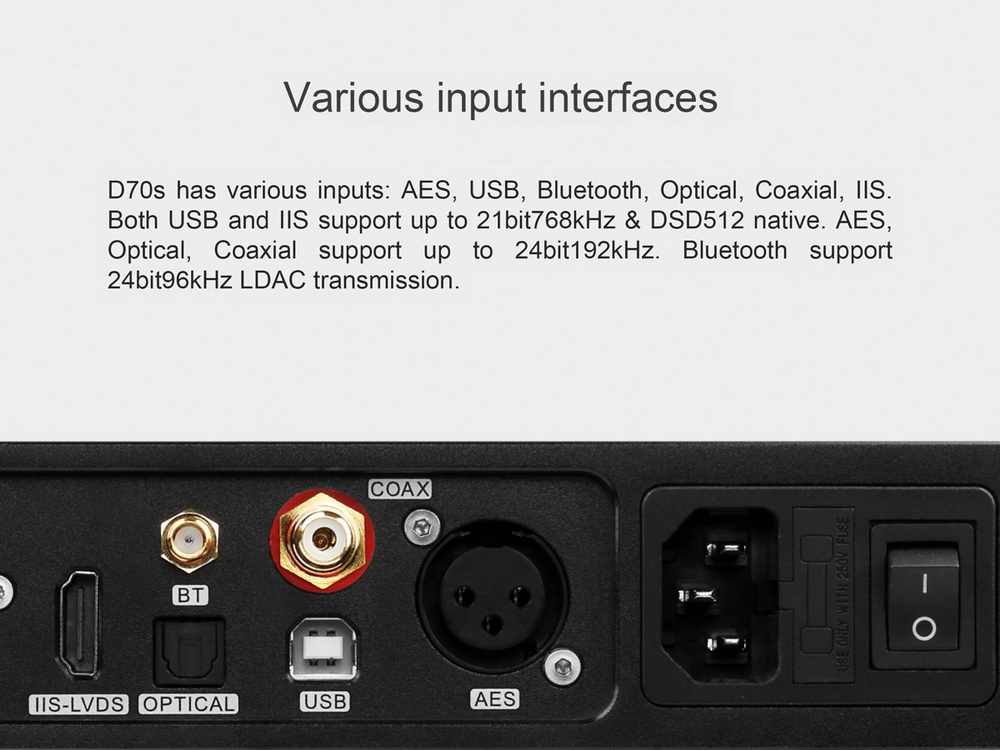 ขาย Topping D70S MQA DAC ตัวแปลงสัญญาณ แบบตั้งโต๊ะ