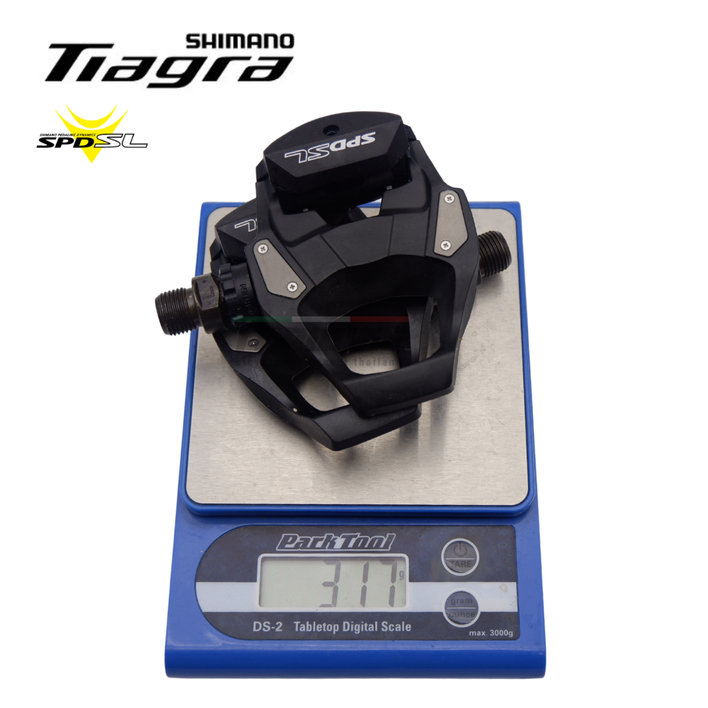 ประกันศูนย์ไทยไทย บันไดคลีตจักรยานเสือหมอบ SHIMANO TIAGRA, PD-RS500, มีคลีท, มีกล่อง