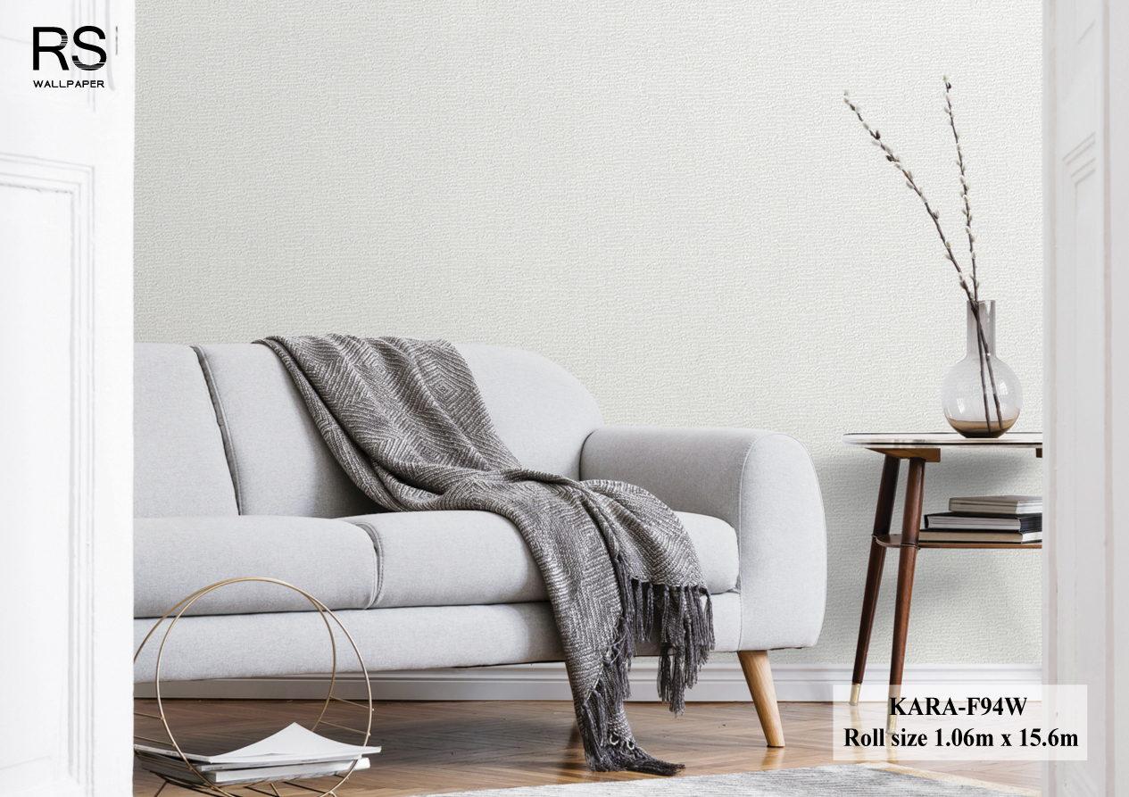 วอลเปเปอร์ สีเทาอ่อน KARA-F94W