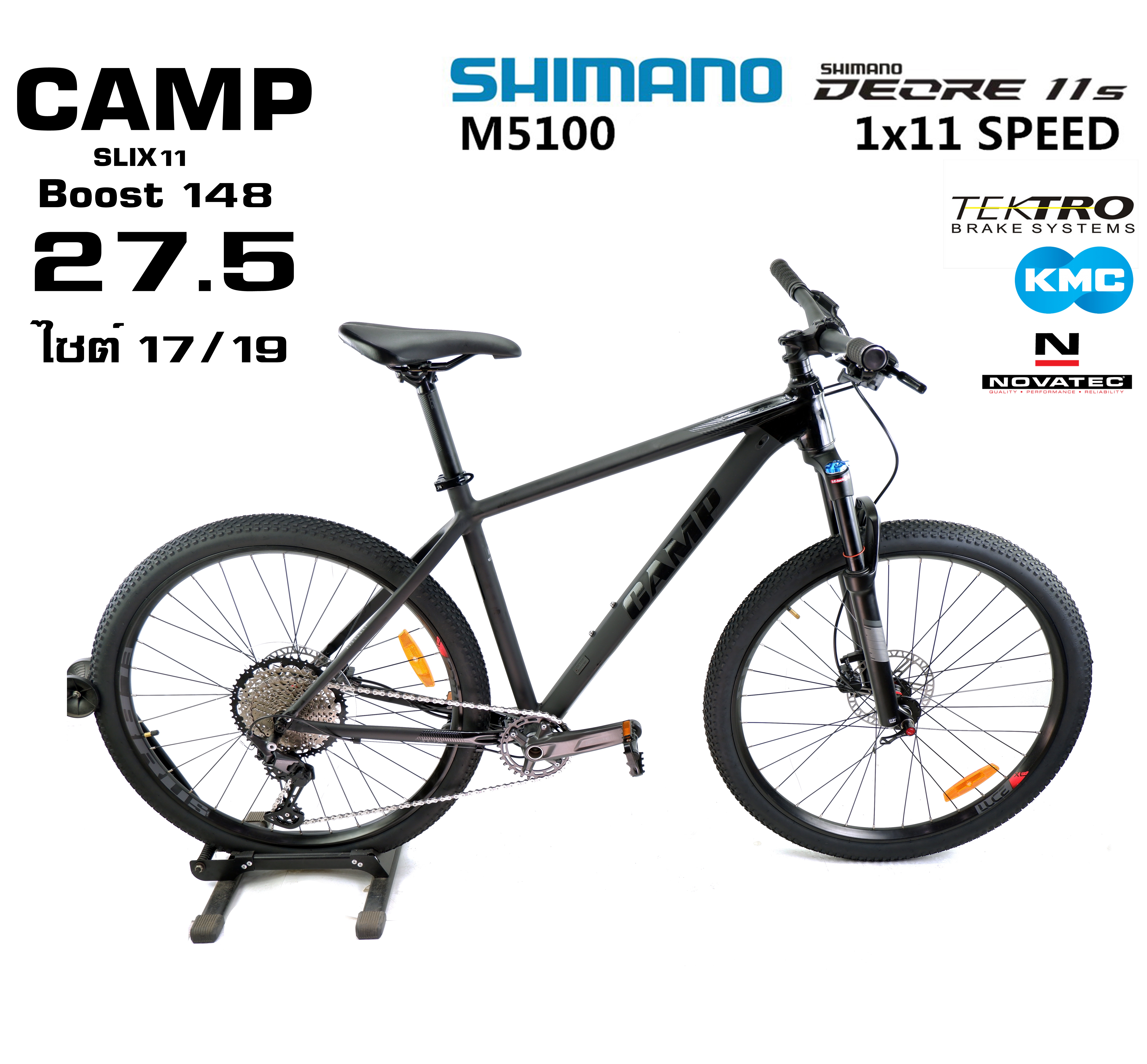 จักรยานเสือภูเขาเฟรม TOP อลูมิเนียมยี่ห้อ CAMP รุ่น SLIX11 เกียร์ SHIMANO