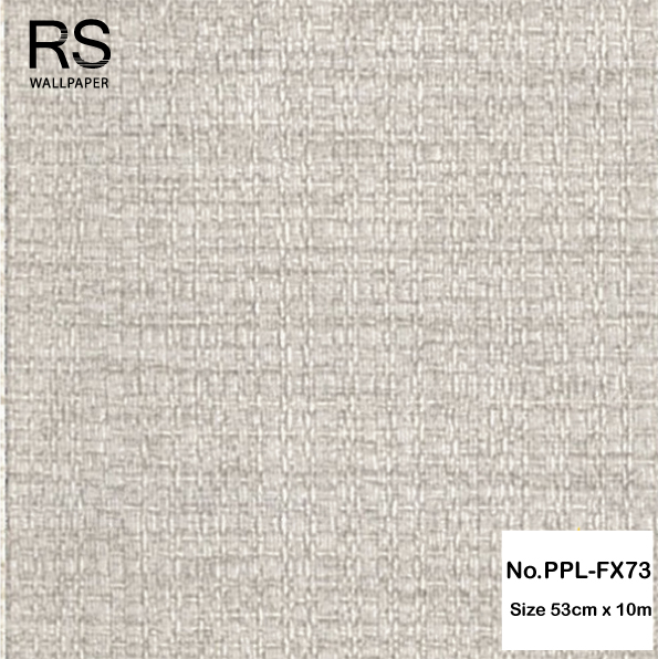 วอลเปเปอร์ ลายผ้า สีน้ำตาลเทา No.PPL-FX73
